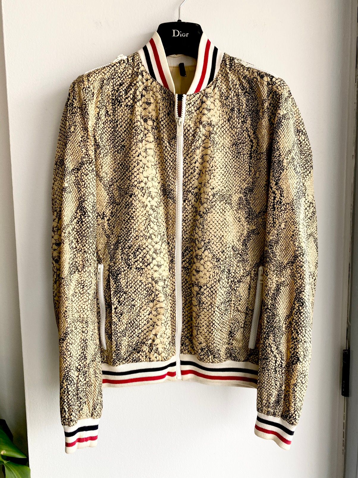 Dior Homme SS06 Runway Look #51 Python Print SILK Jacket