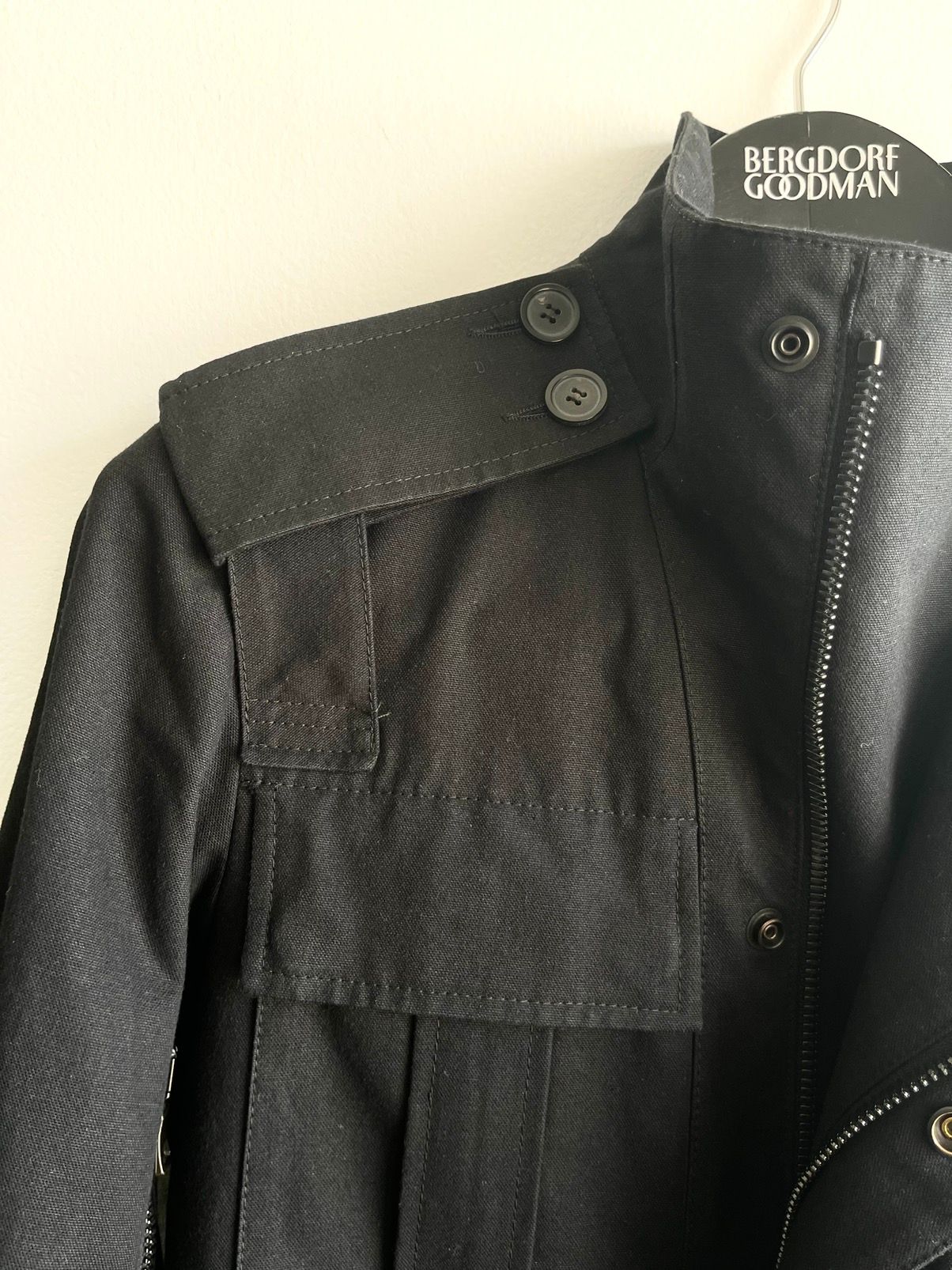 Balmain SS11 Decarnin Military Trench Coat Peacoat Jacket