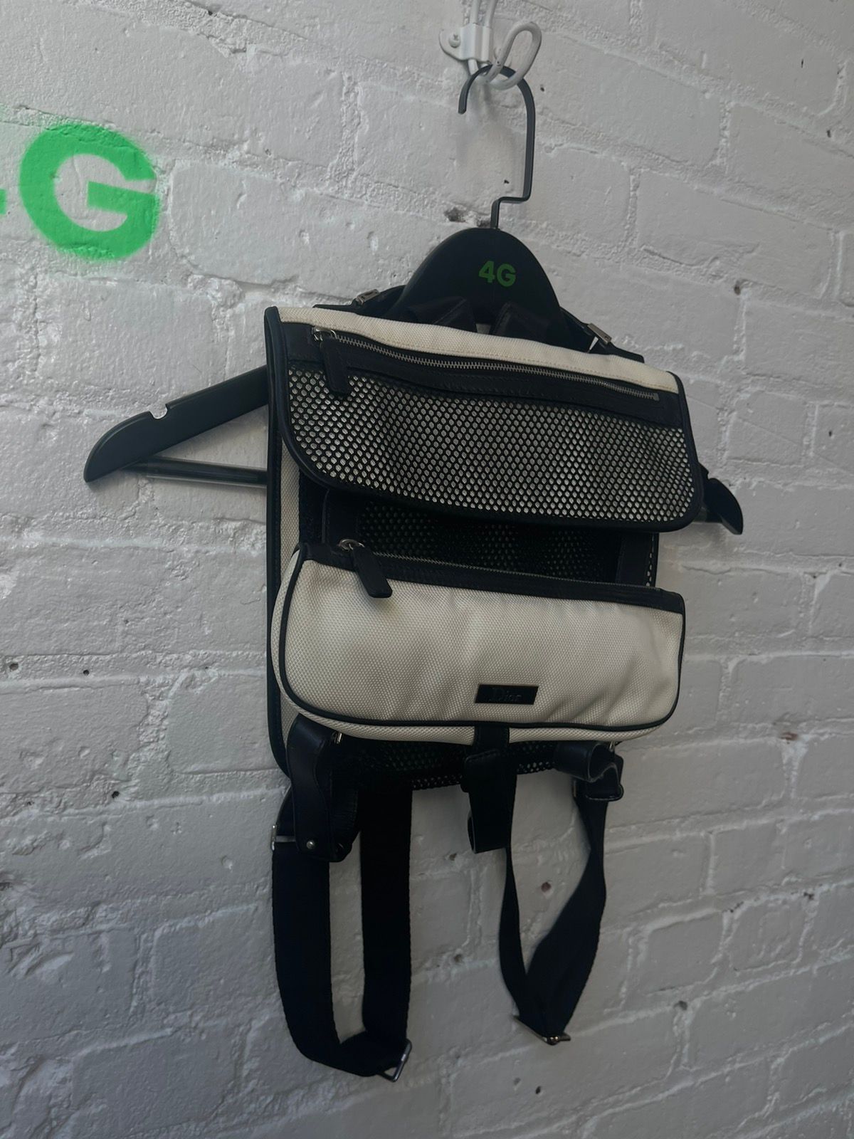 Dior Homme RAVE BONDAGE Mini Mesh Backpack Bag NEW