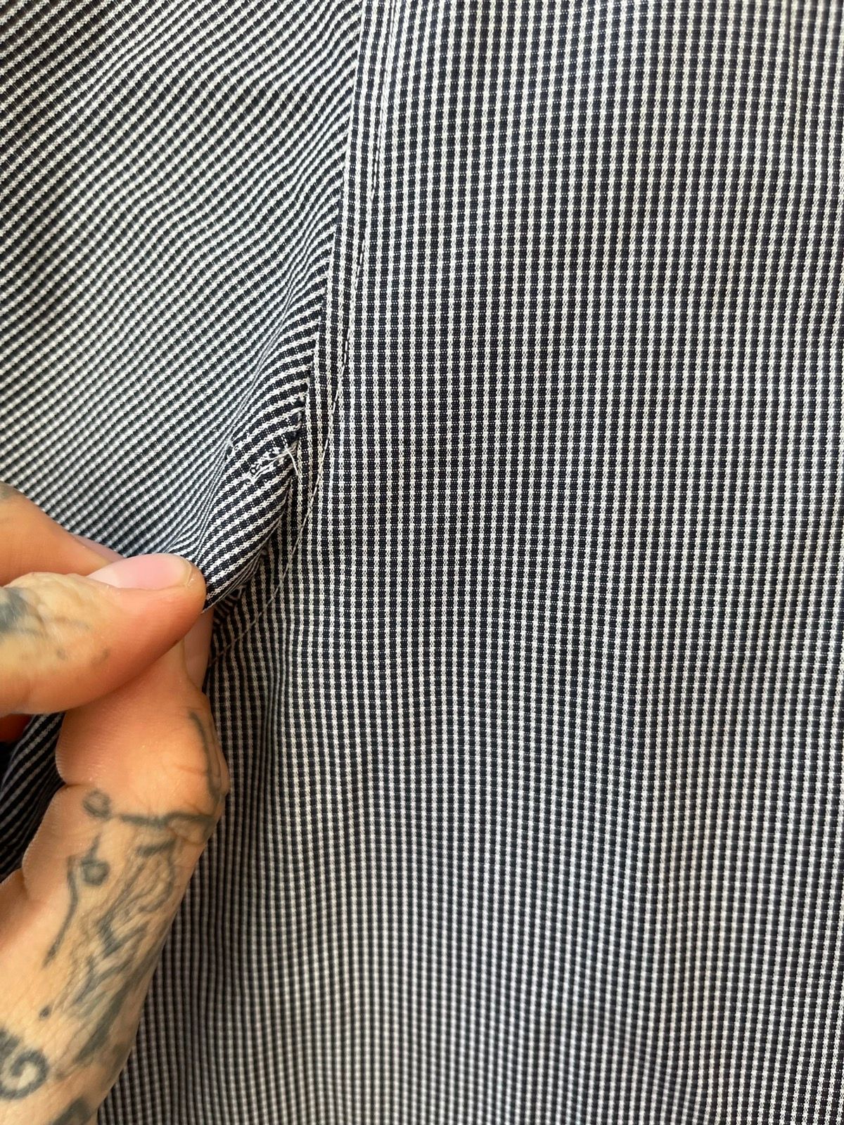 Balmain SS10 Decarnin Campaign Stripe Button Shirt