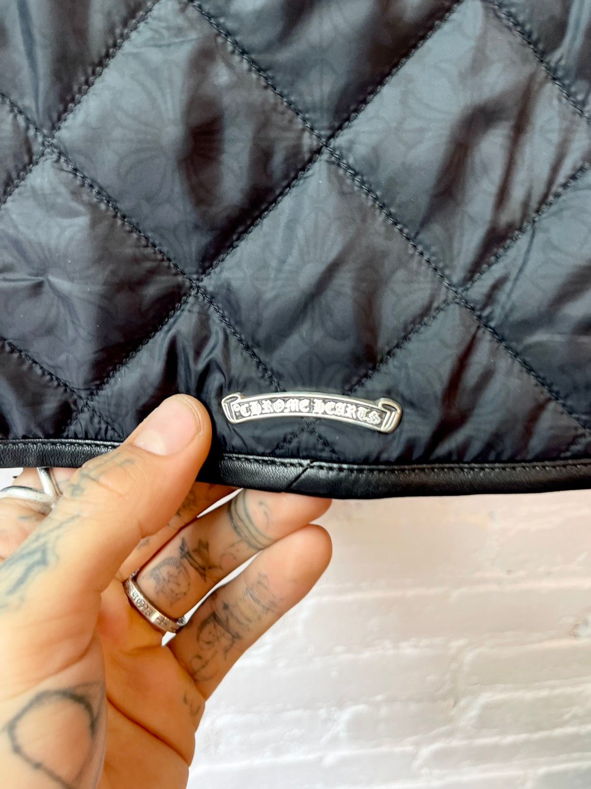 Chrome Hearts OFFSET PERSONAL QUILTED PATCH VEST JACKET
