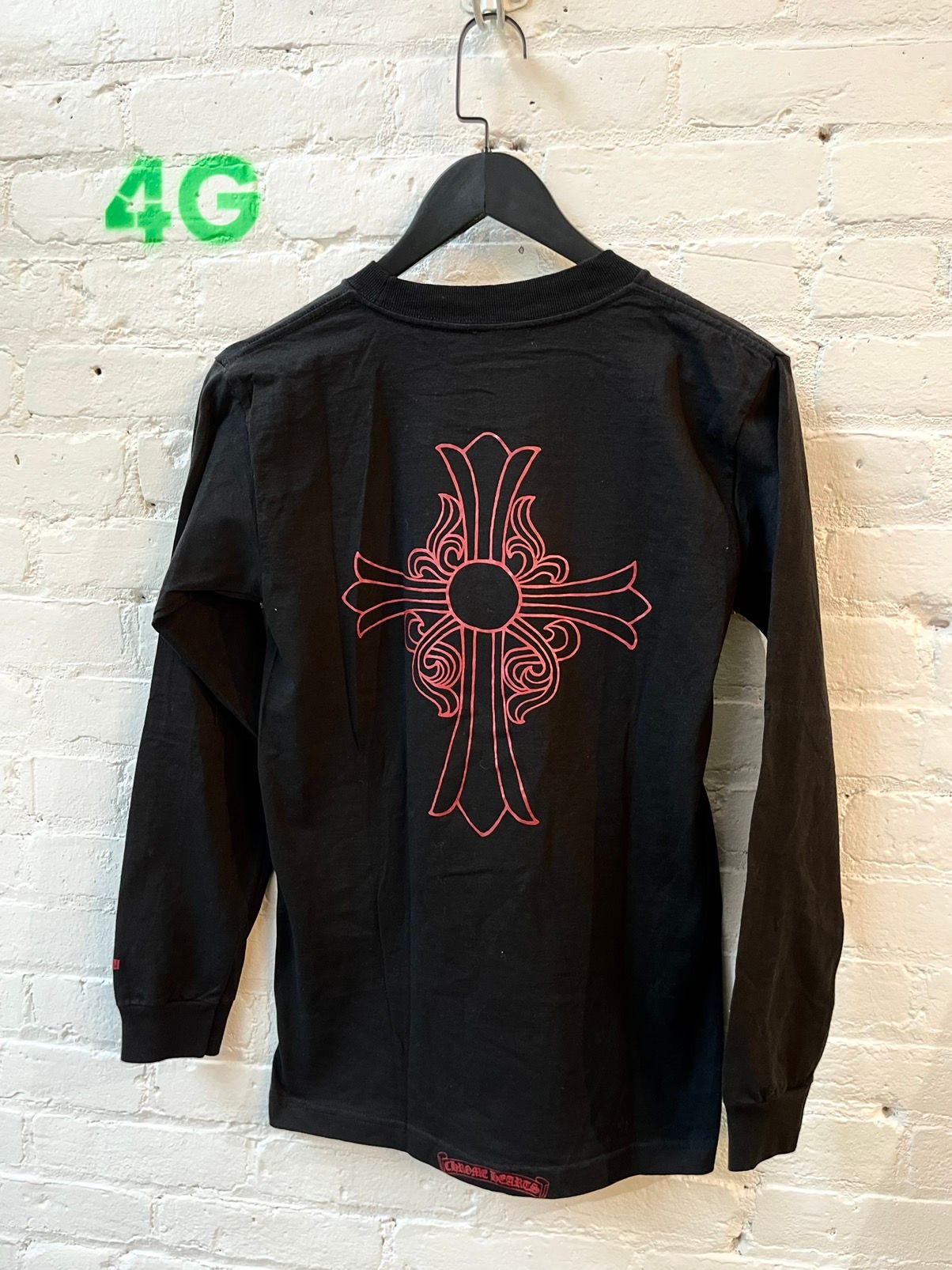 Chrome Hearts NYC FUCK YOU ‘ LongSleeve black cross shirt