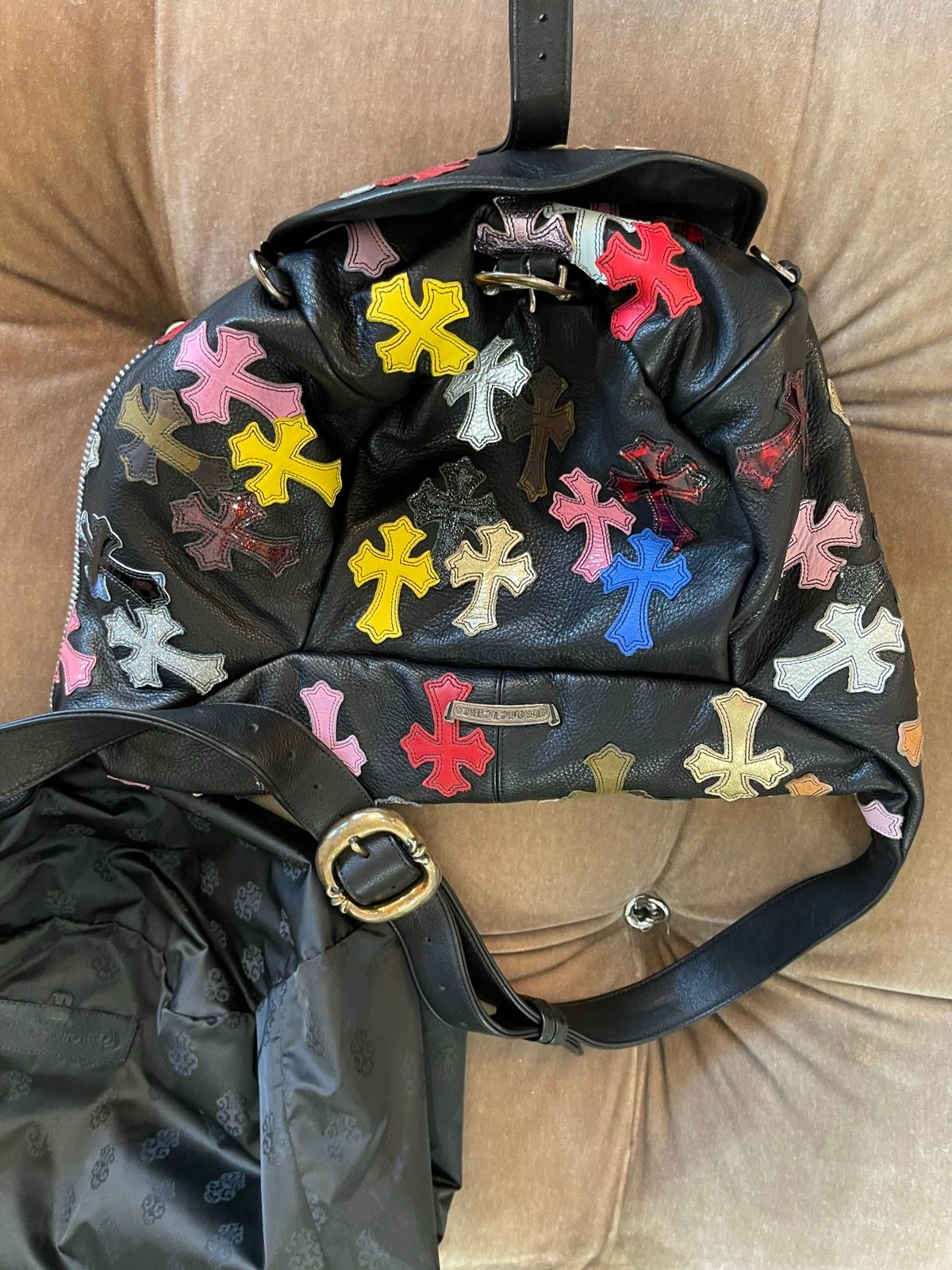 Chrome Hearts XXL 60 Cross Multi Colored Patch Bag – 4GSELLER-NY