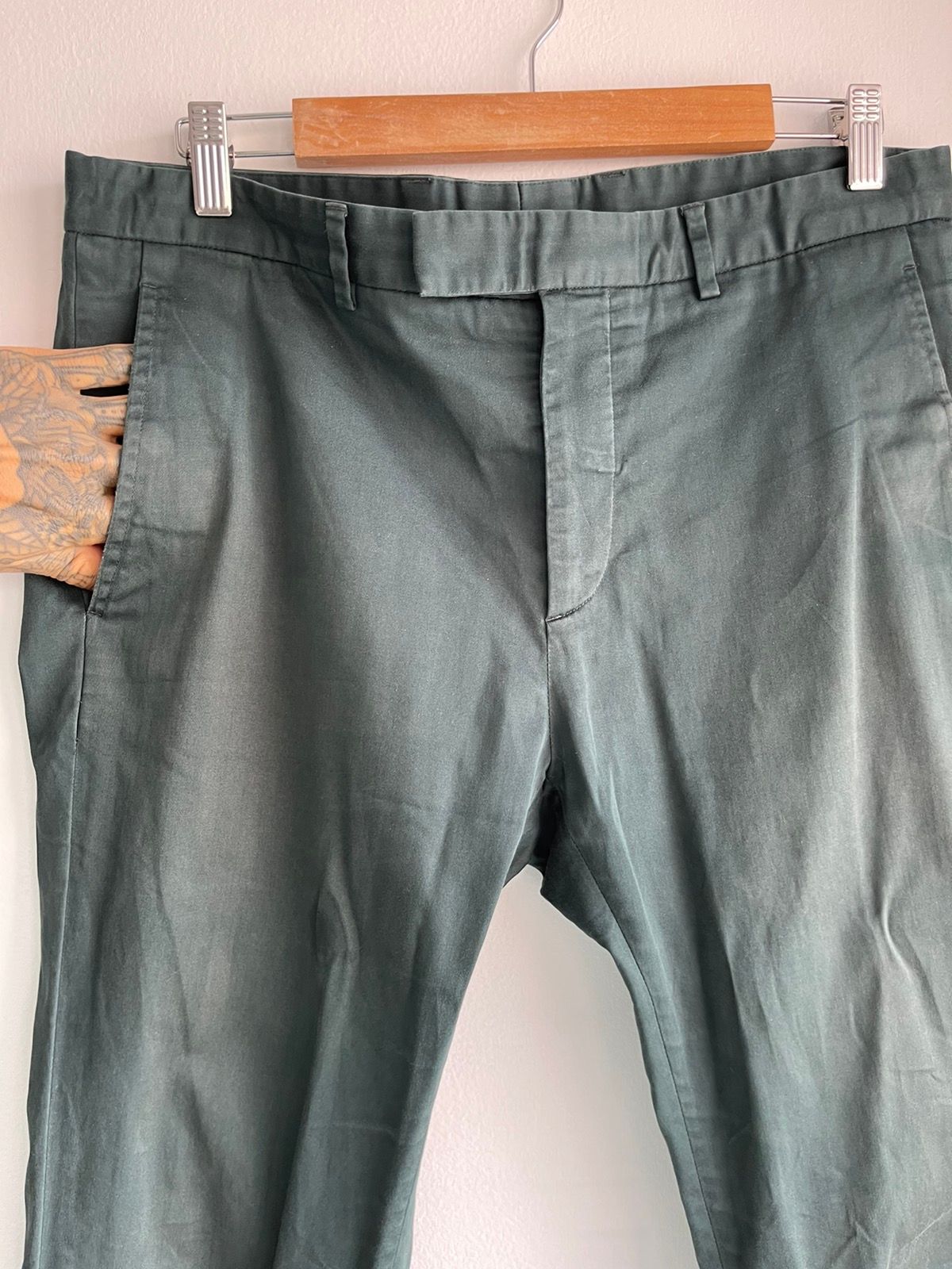 Dior Homme Forrest Green Chino Skate Pants SICK !