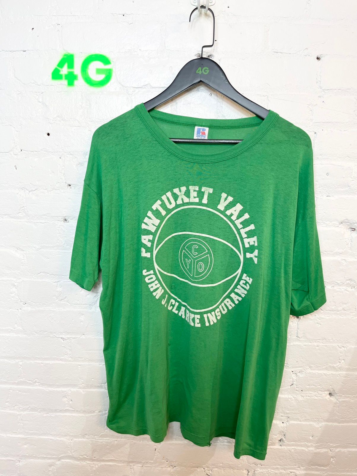 Vintage 90s Green Super Soft Sports Shirt THIN