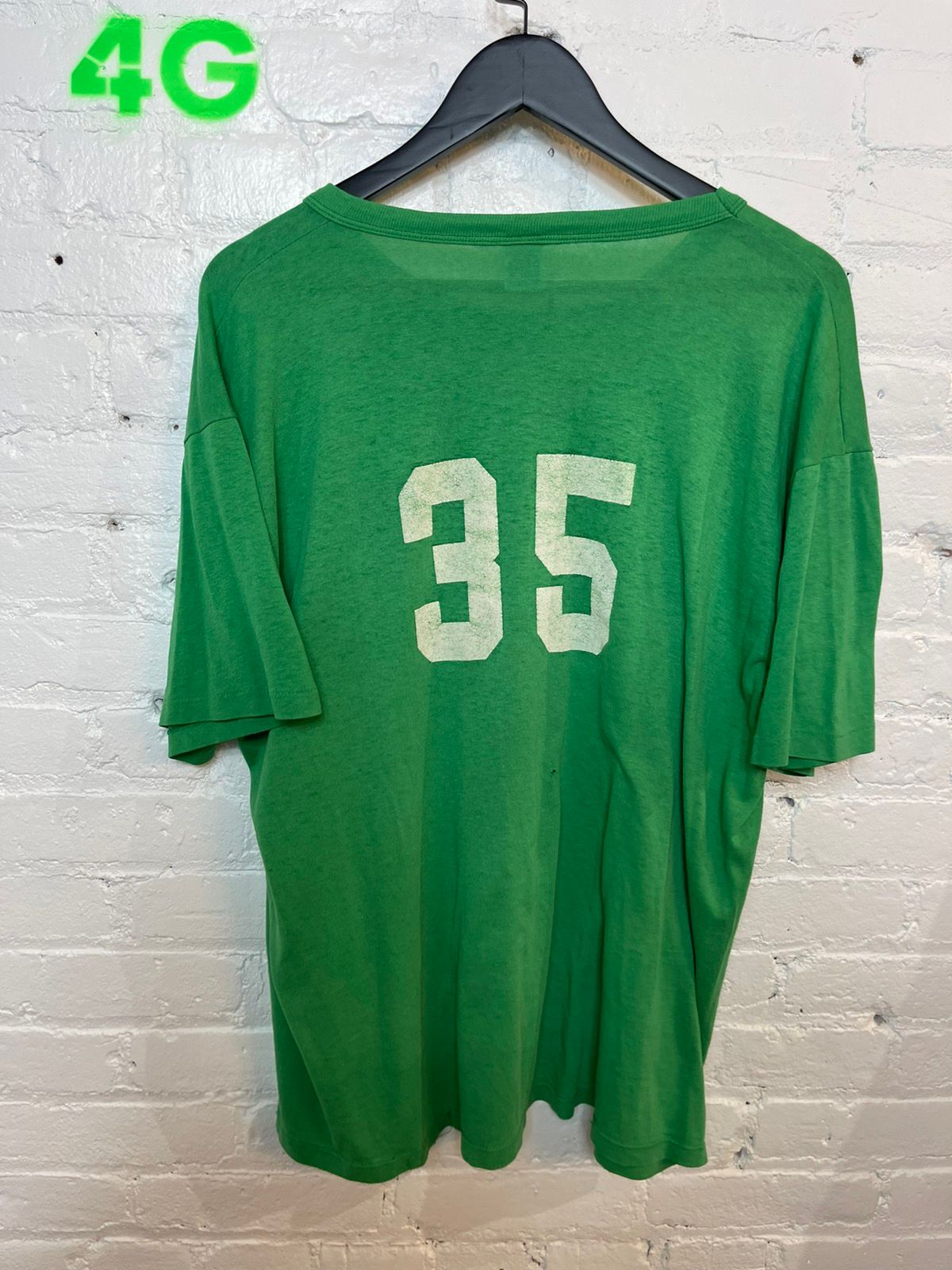 Vintage 90s Green Super Soft Sports Shirt THIN