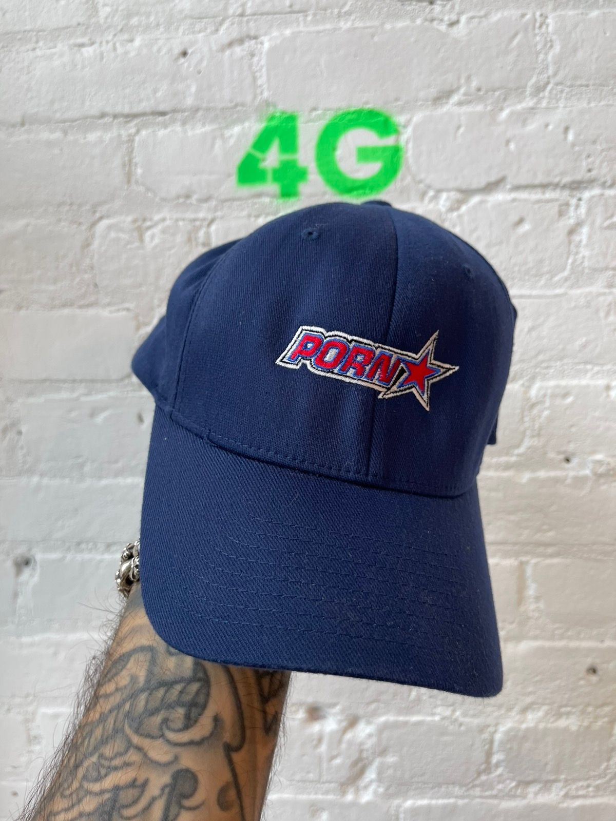 90s PORNSTAR BRAND PORN ONE SIZE FITS ALL HAT