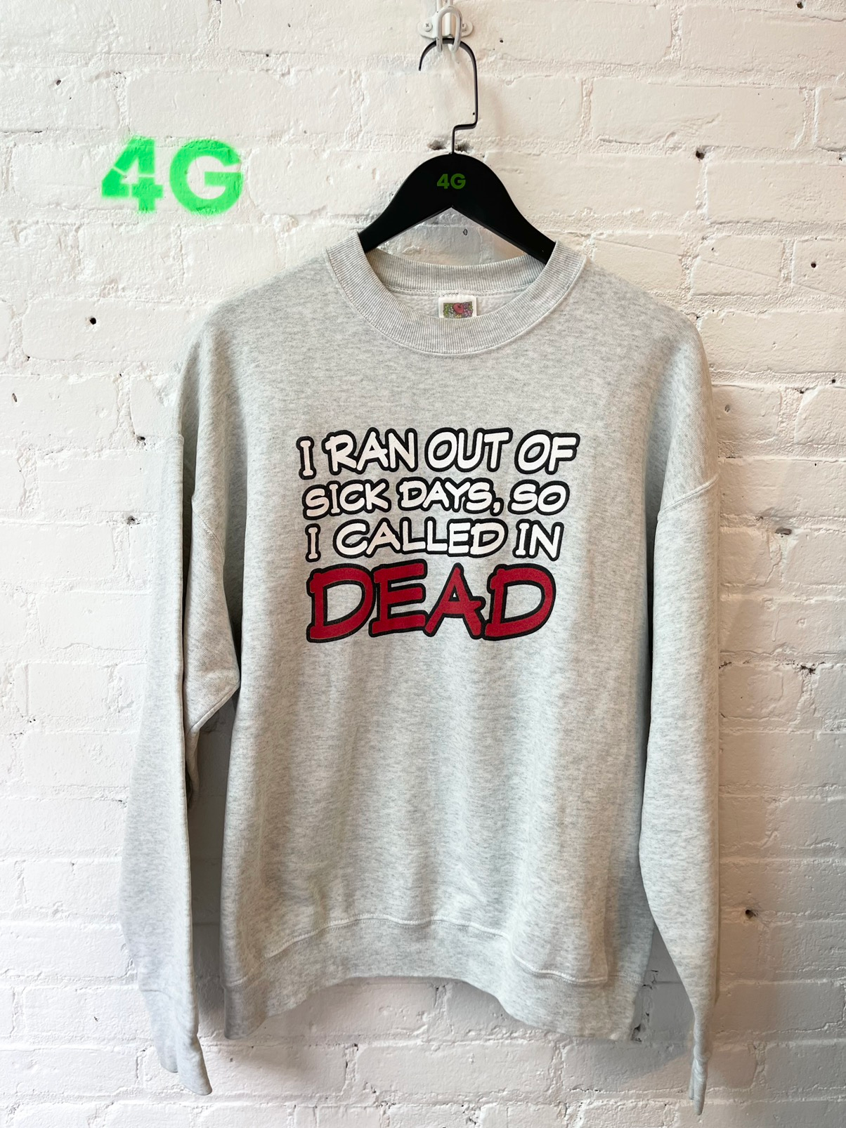 Vintage 90s CALLED OUT DEAD Sweater Jumper