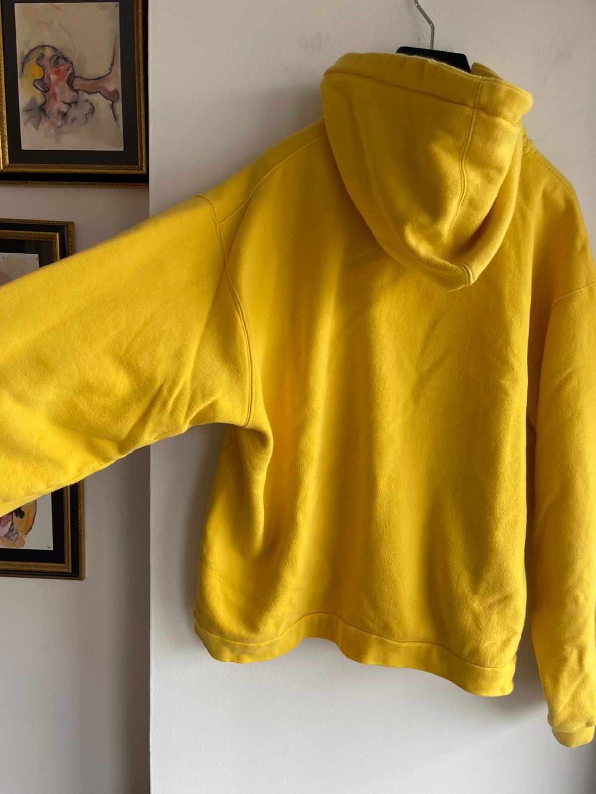 Vintage Yellow BLANK Hoodie Sweatshirt