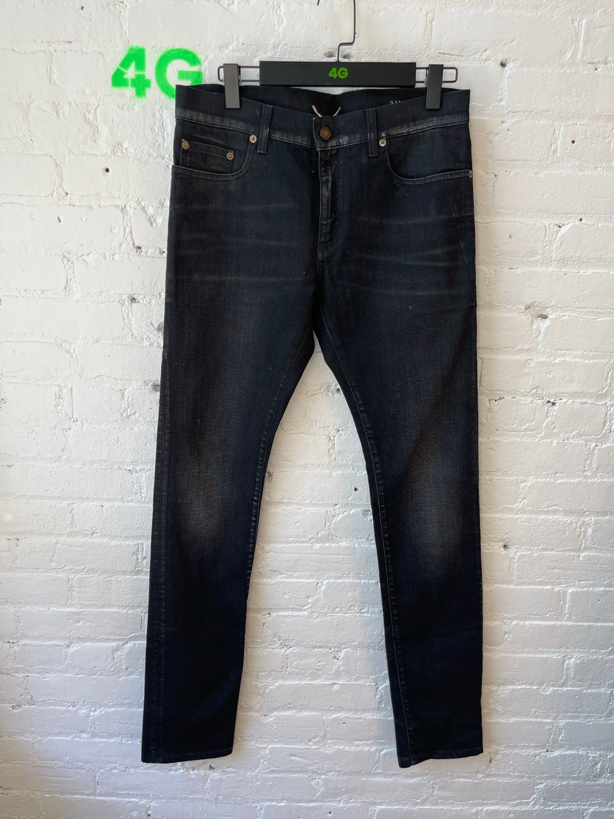 SLP SS16 Black D02 Black Wash Jeans sz30 UNALTERED!