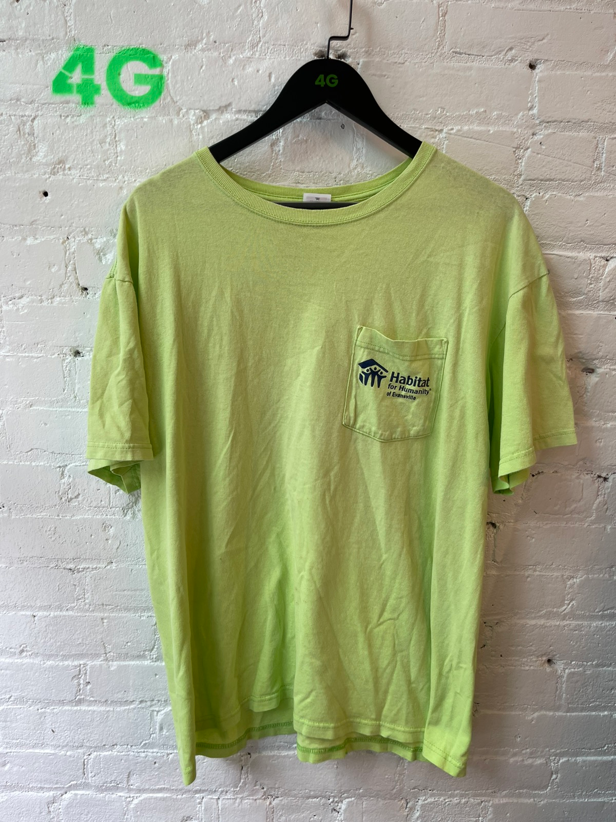 Vintage Neon Lime Green Shirt