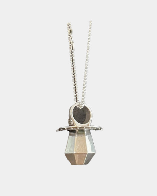 Chrome Hearts SOLID SILVER RING POP NECKLACE RING