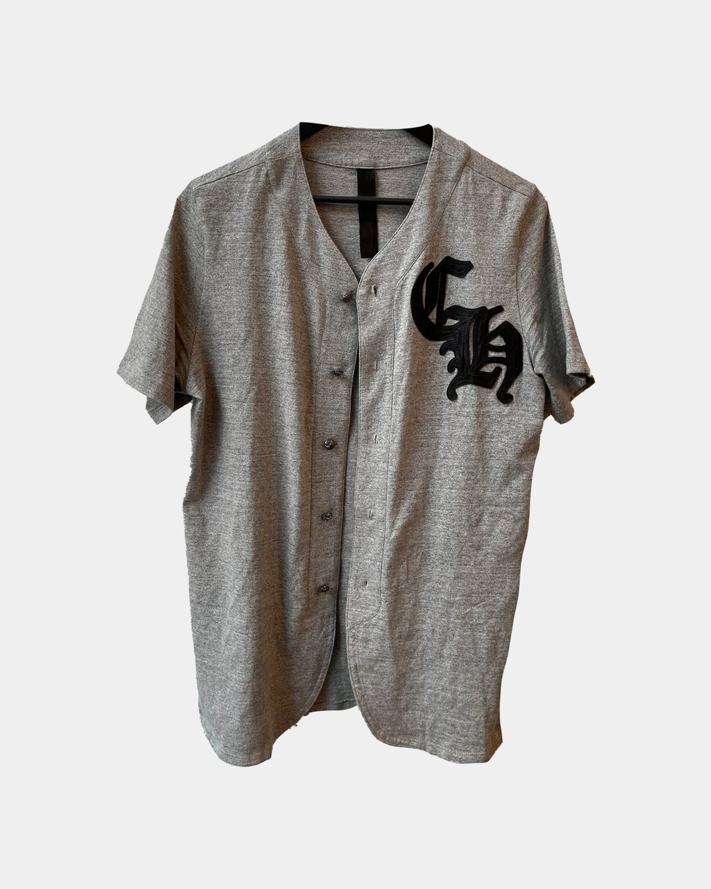 Chrome Hearts CUSTOM Leather Patch Baseball Jersey Shirt