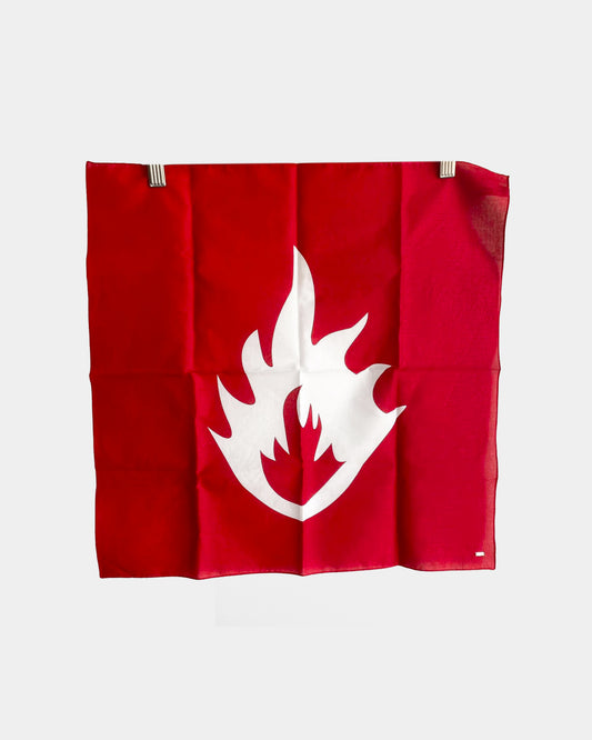 Dior Homme 06 Fire Flame Scarf Bandana Mask Red