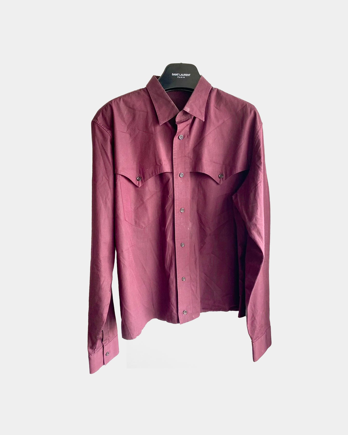 Dior Homme 05 THRASHED Western Button Up Shirt