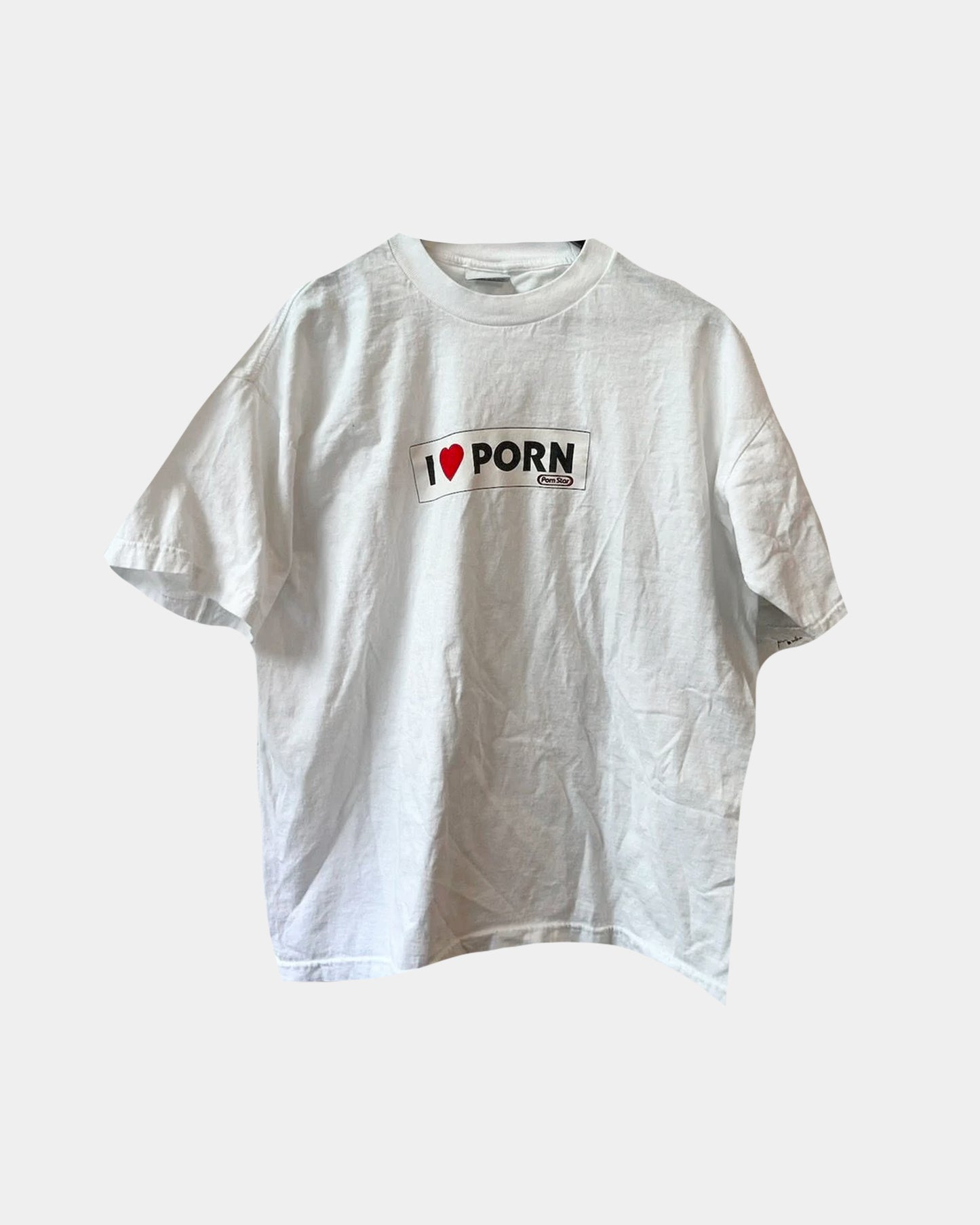 Vintage Brand PORNSTAR PORN STAR ‘ I LOVE PORN shirt