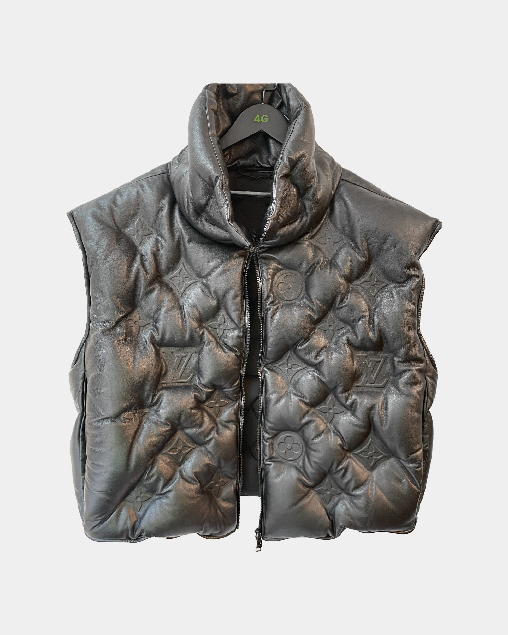 Louis Vuitton Boyhood Black leather puffer Jacket – 4GSELLER-NY