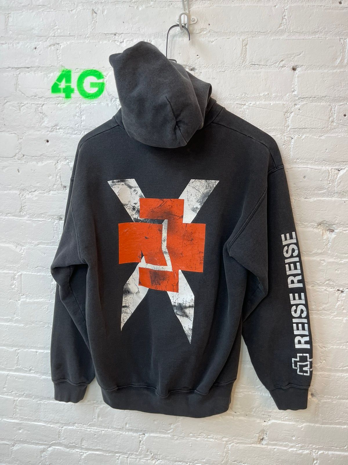 Vintage 90s ORIGINAL RAMMSTEIN Rock Band Hoodie – 4GSELLER-NY