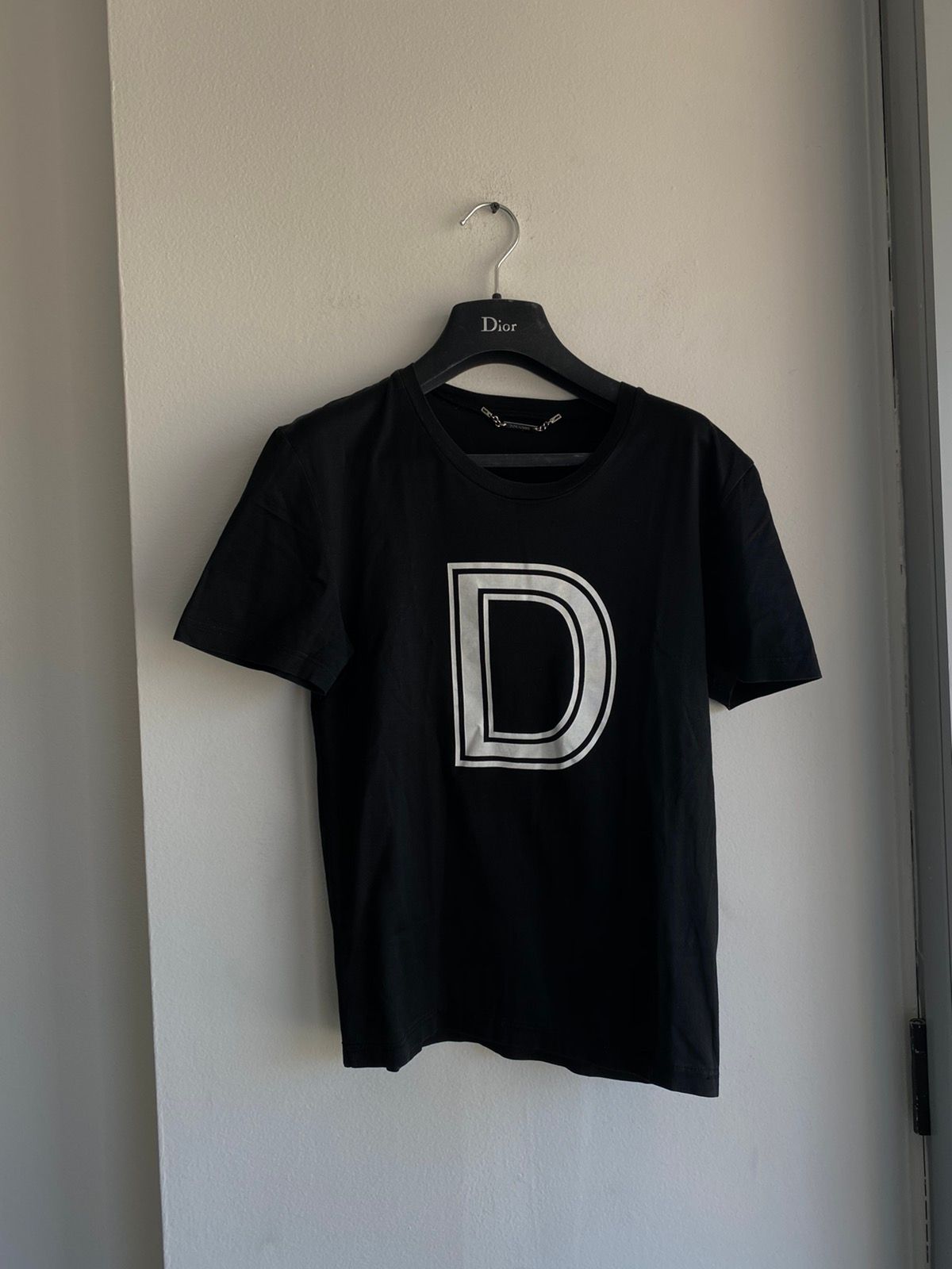 Dior Homme 04 Chain Label Hedi D Logo Shirt XS S