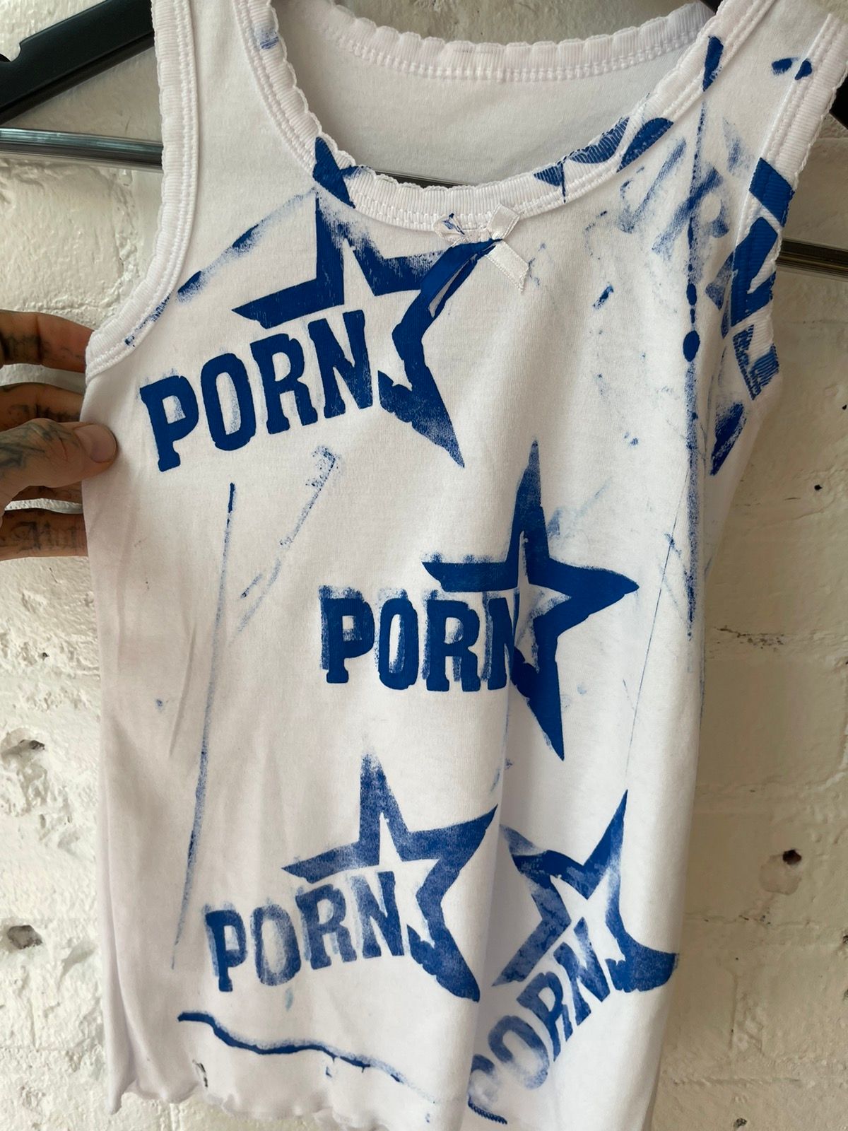 Vintage PORNSTAR PORN STAR Baby Tee Sample Shirt