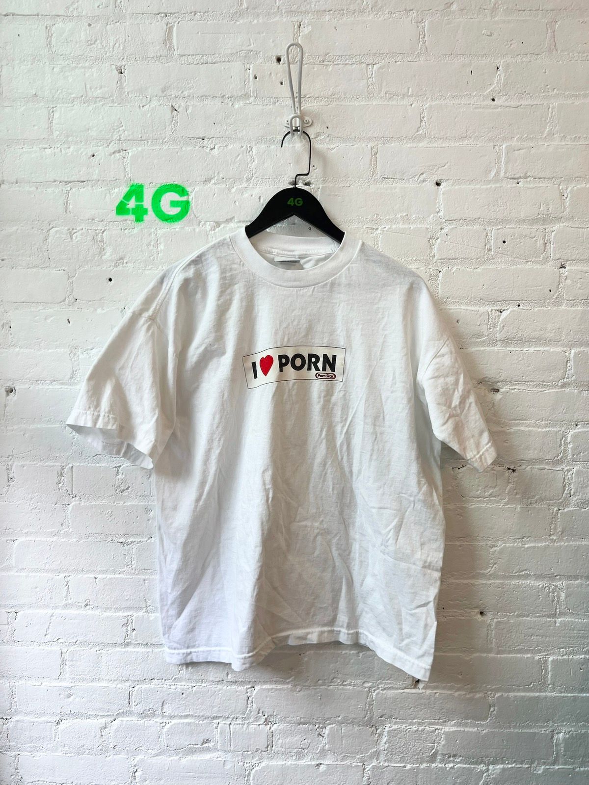 Vintage Brand PORNSTAR PORN STAR ‘ I LOVE PORN shirt
