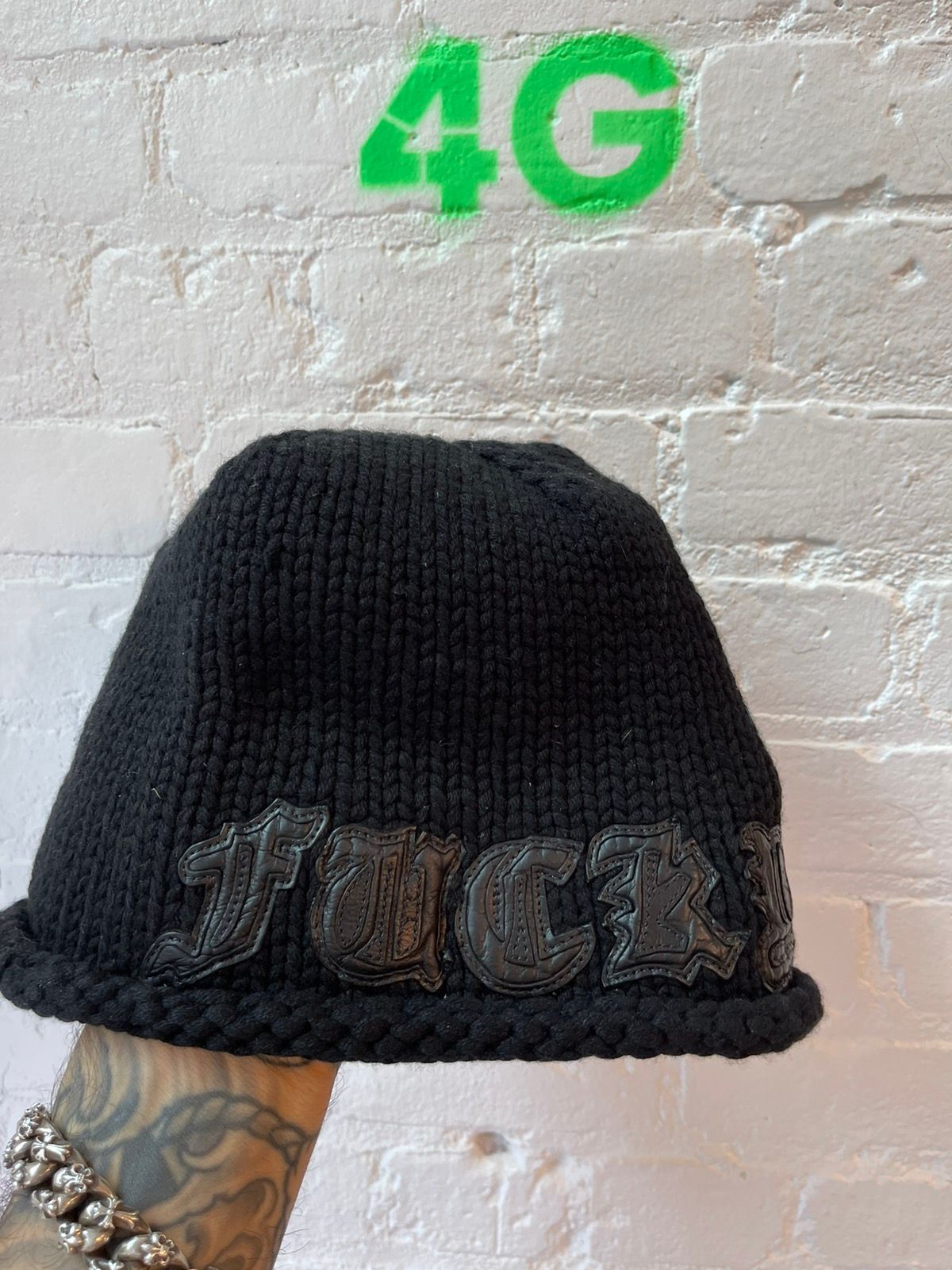 Chrome Hearts New FUCK YOU Cashmere Beanie Hat