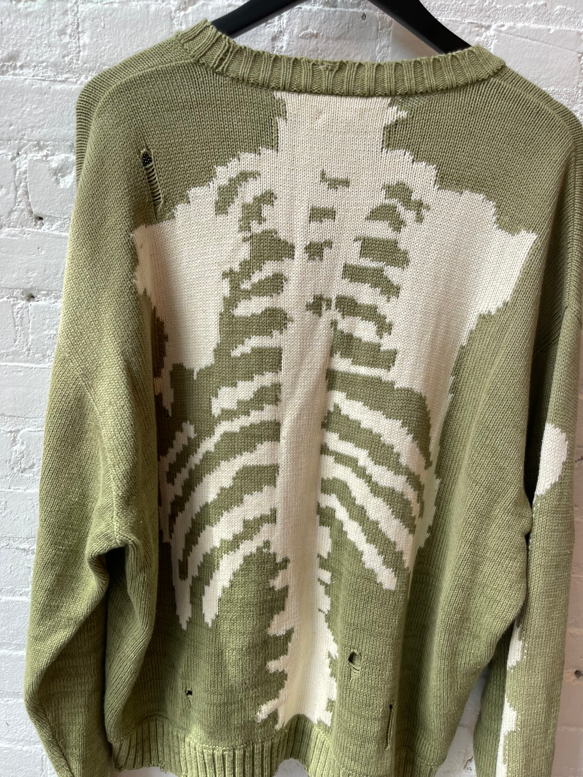 Kapital 5G Skeleton Distressed Bones Sweater XL