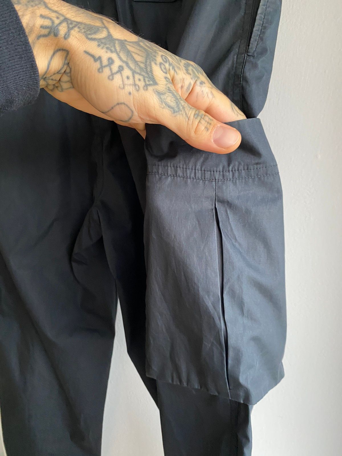 Dior Homme BLACK NYLON Cargo Pants EU48 US32