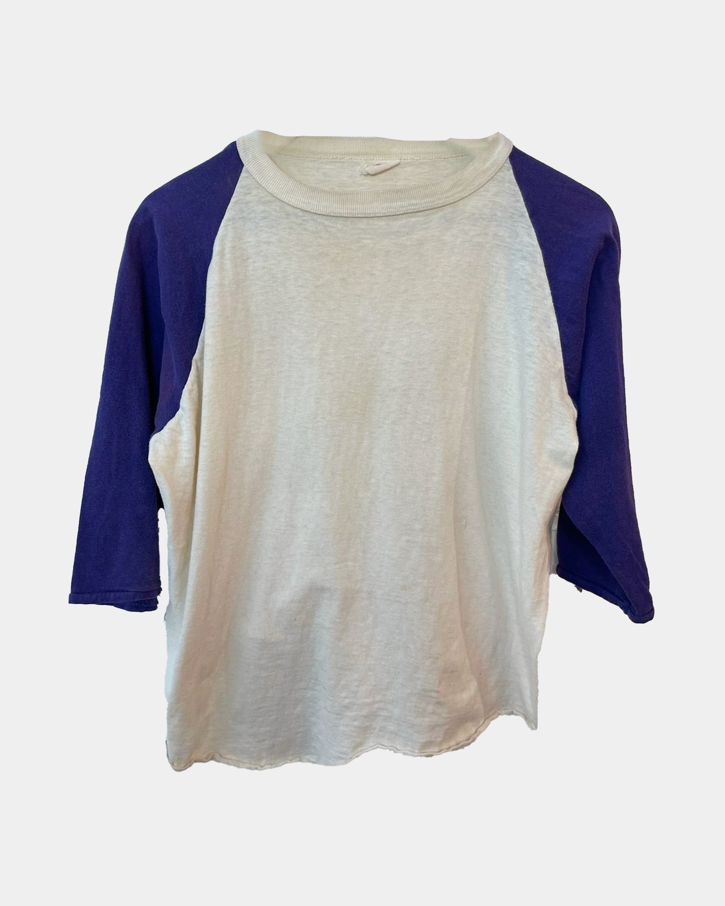 Vintage 70s Blank Baseball 3/4 Jersey T Shirt