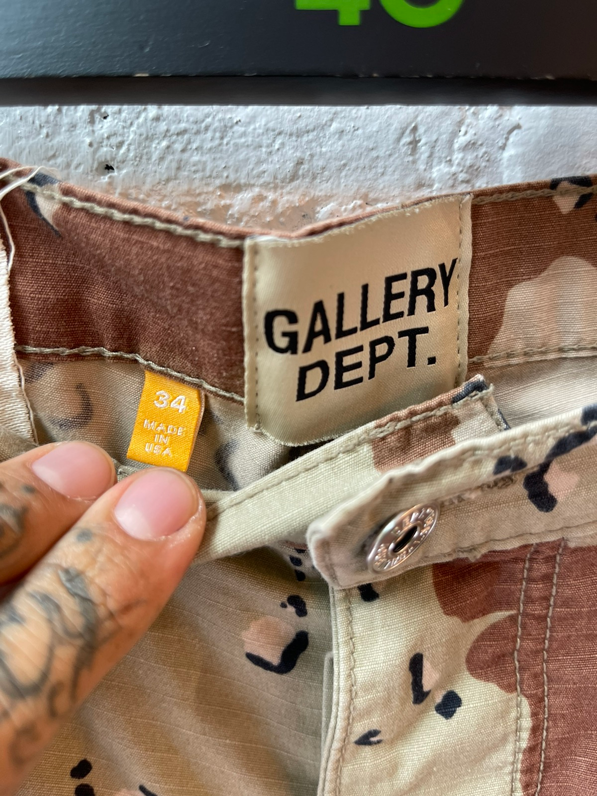 Gallery Dept Camo La Flare Jeans 4Gseller