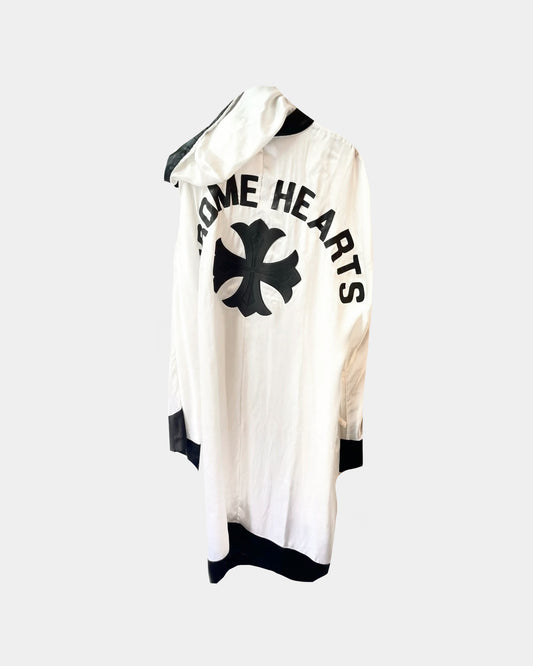 Chrome Hearts 100% SILK & LEATHER ROBE JACKET BOXING CUSTOM