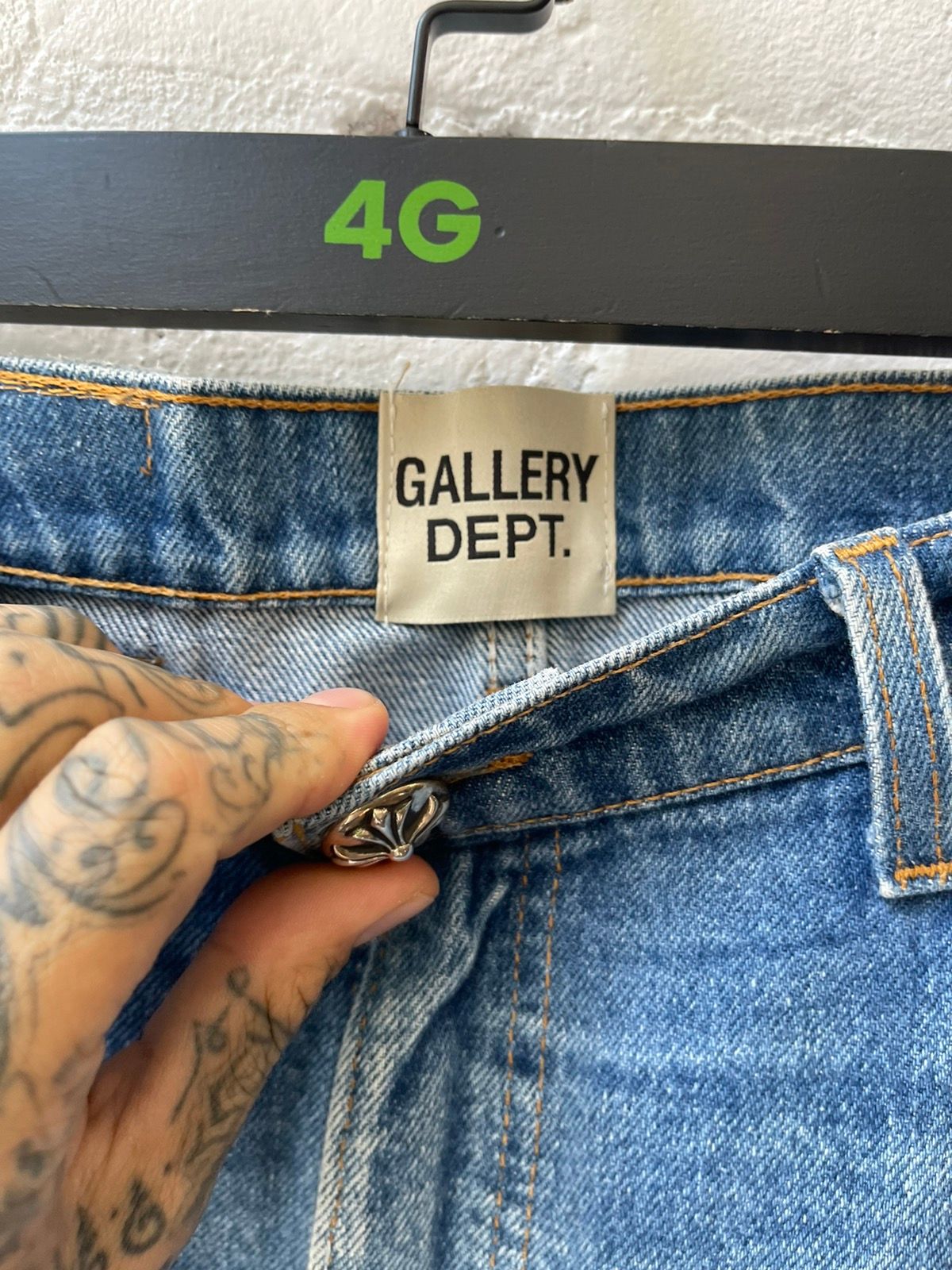 Chrome Hearts Gallery Dept CROSS PATCH Levi Jeans