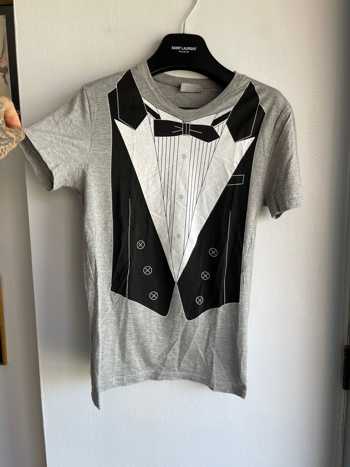 Dior Homme 06 Runway Tuxedo Shirt RARE XXS XS S