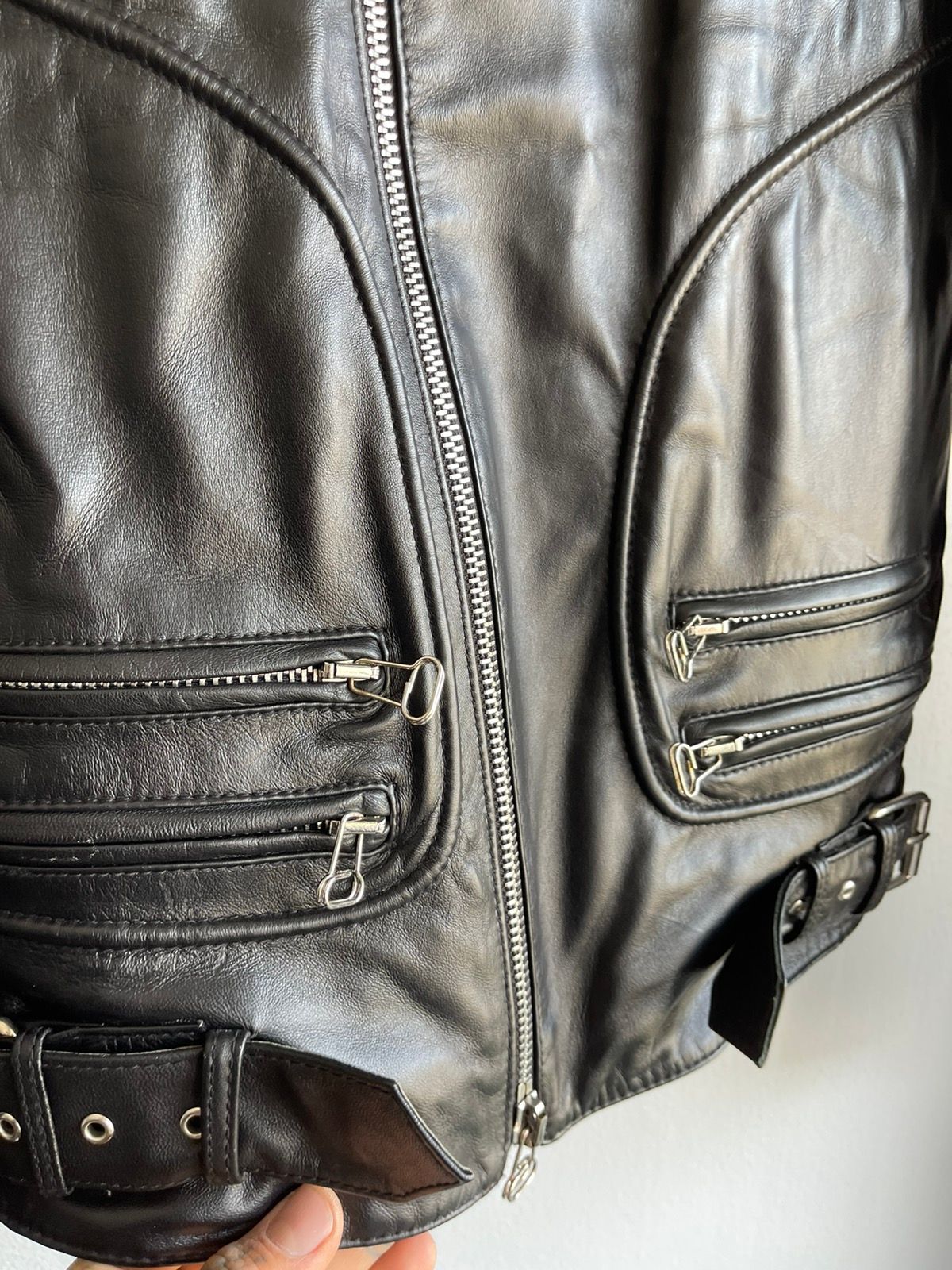 Balmain FW10 Decarnin Leather Perfecto Moto Biker Jacket