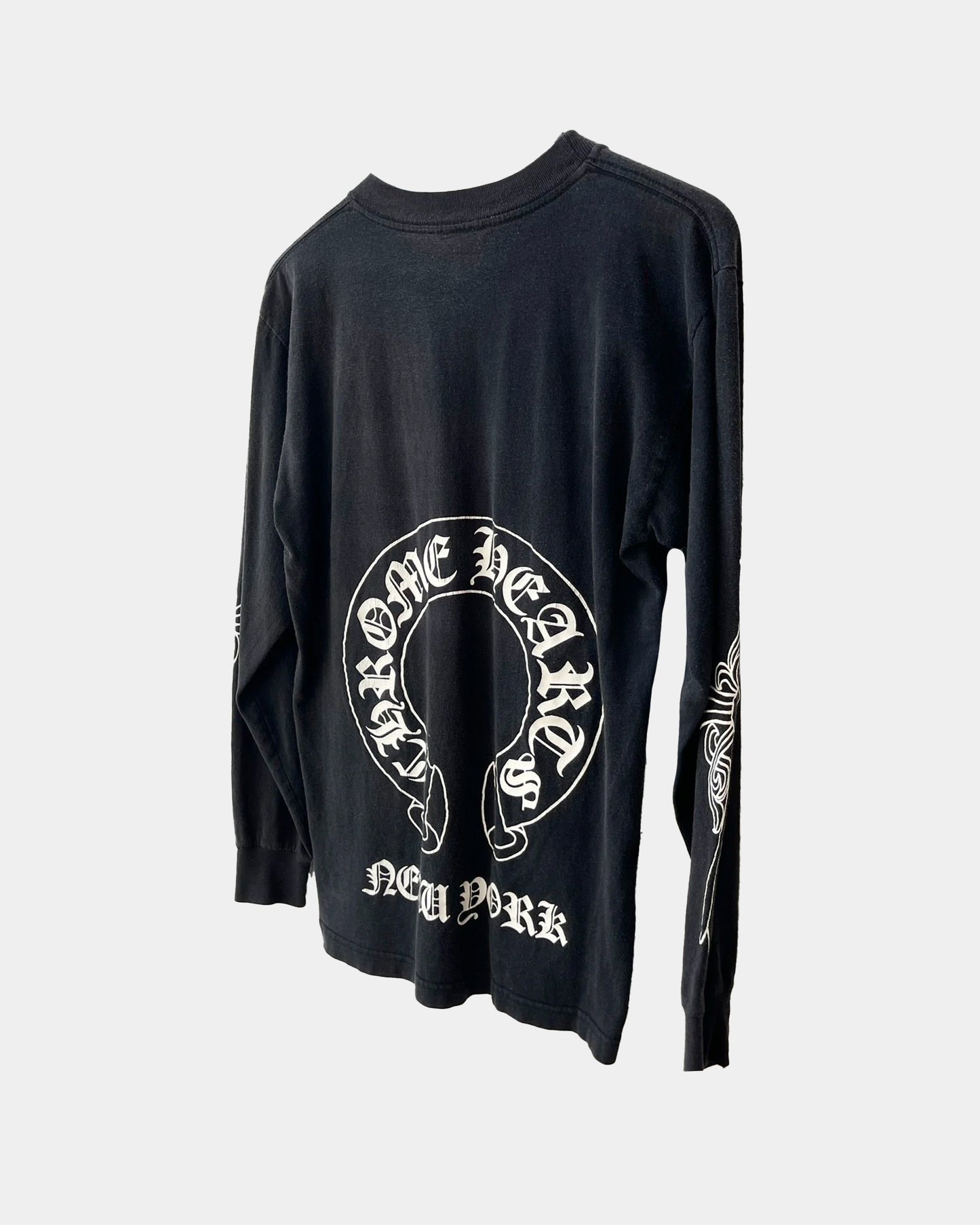 Chrome Hearts 90s Vintage NEW YORK Sun Faded Thrashed Shirt