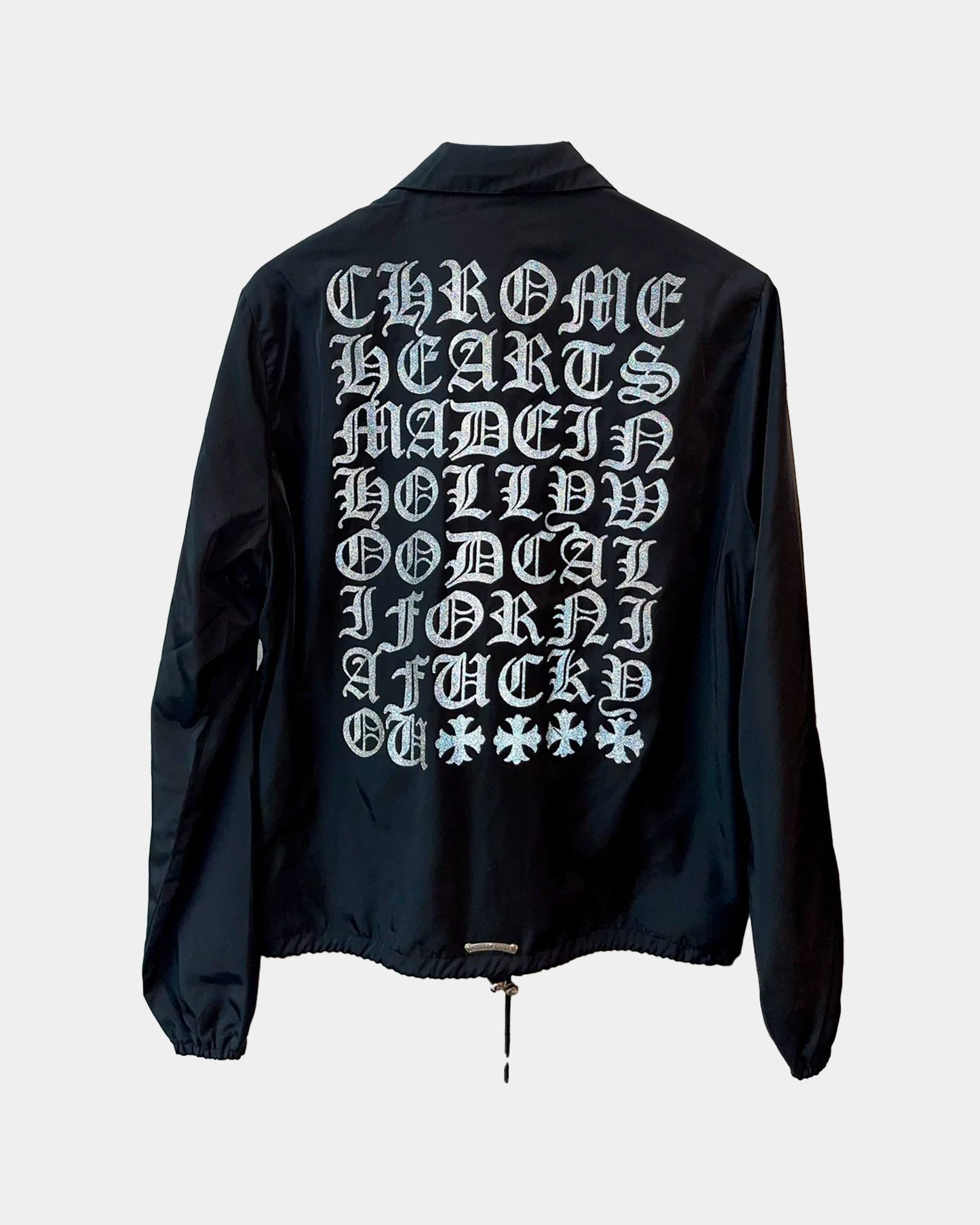 ChromeHearts Special Edition 3M Glitter Black Coaches Jacket