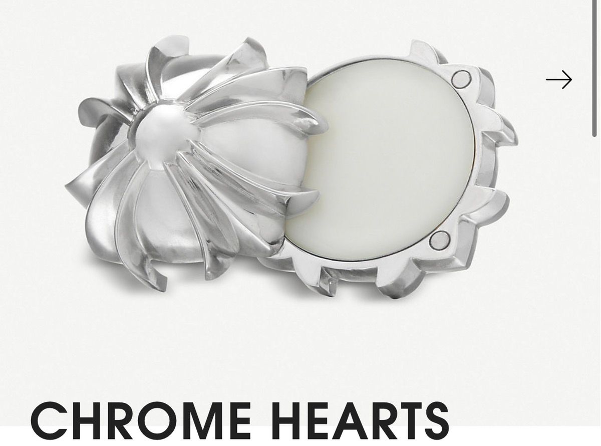 Chrome Hearts +22+ SOLID PERFUME *RARE* Silver Case