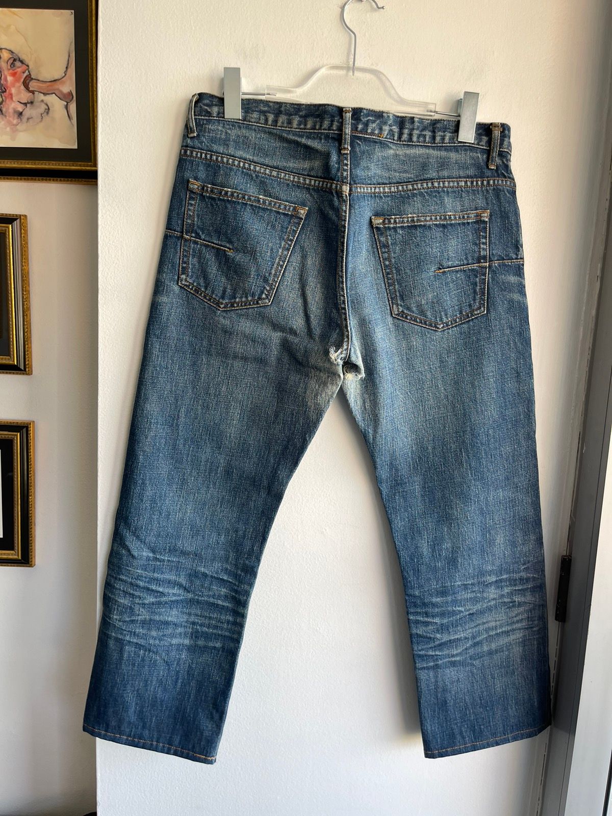 Dior Homme 04 Hedi Claw Mark USED Jeans MIJ SZ 32