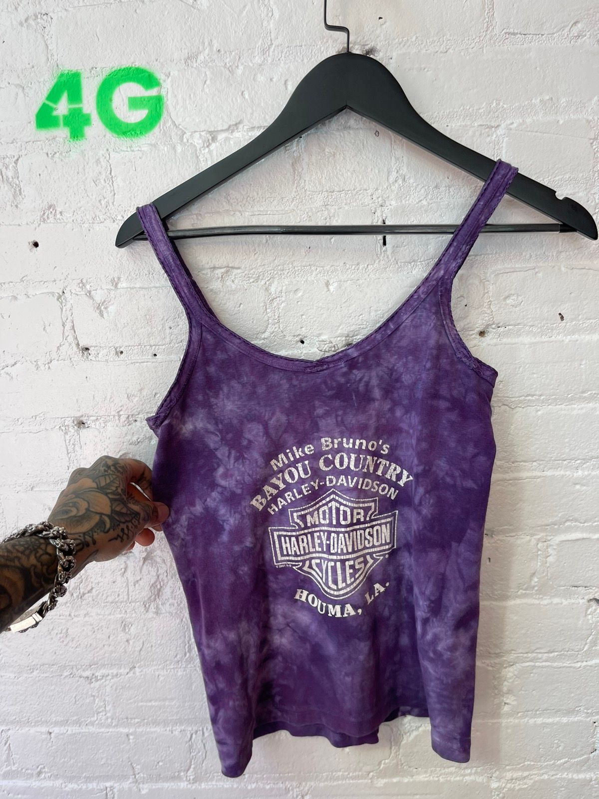 Vintage Harley Davidson Purple Tank Top Girls Unisex Shirt