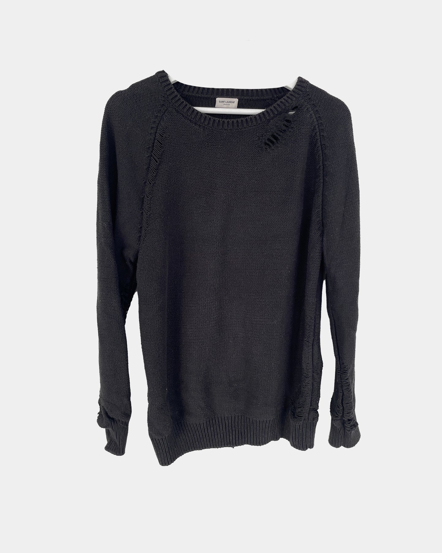 Saint Laurent Knit grunge sweater LARGE
