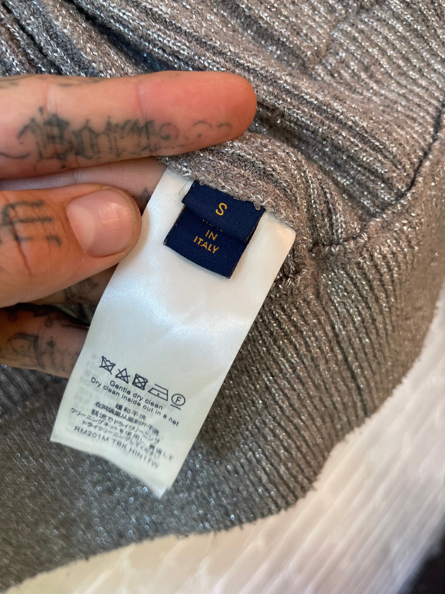 Louis Vuitton Grey Knit utility vest