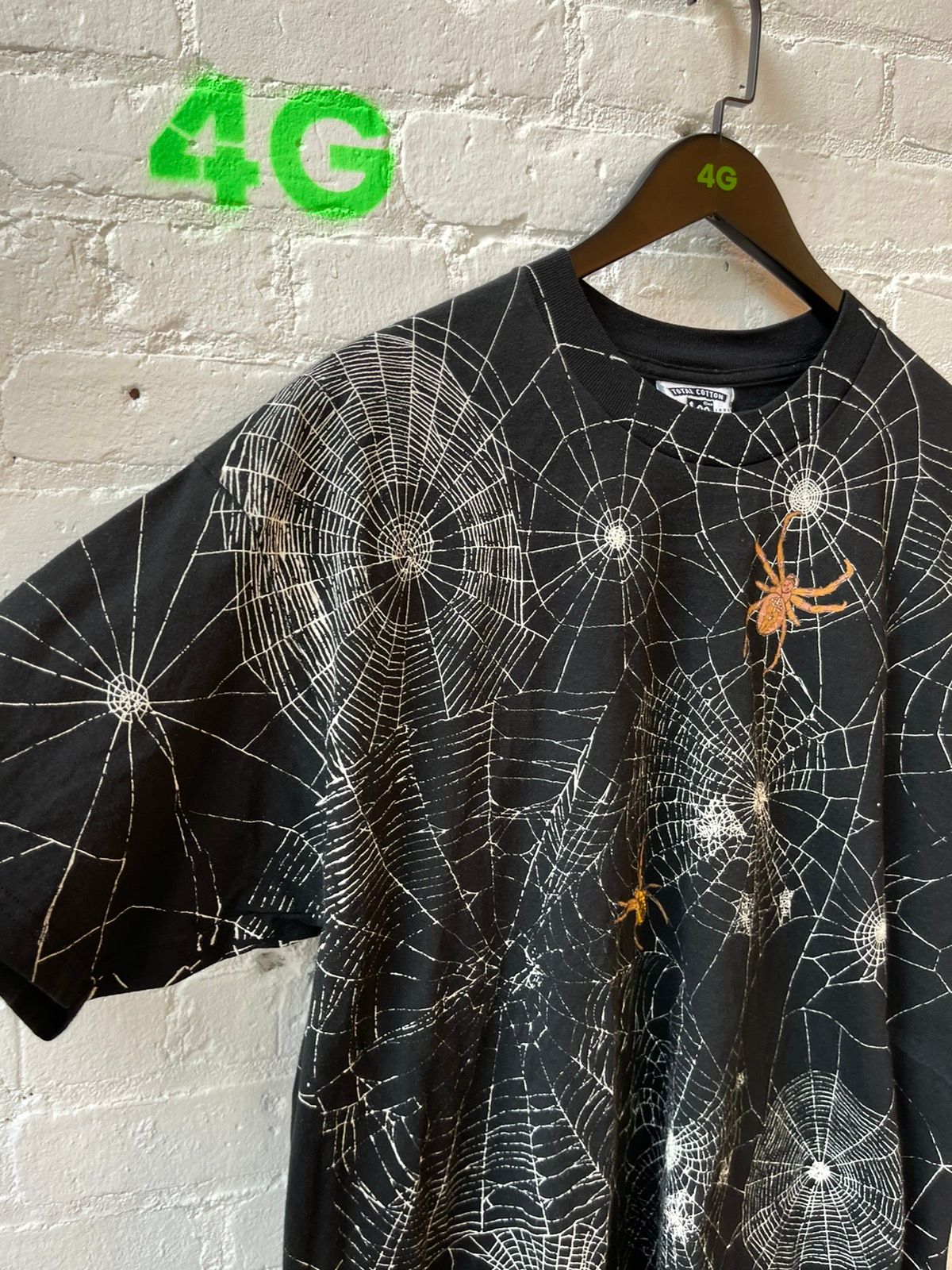 Vintage 90s SPIDER WEB All Over Shirt