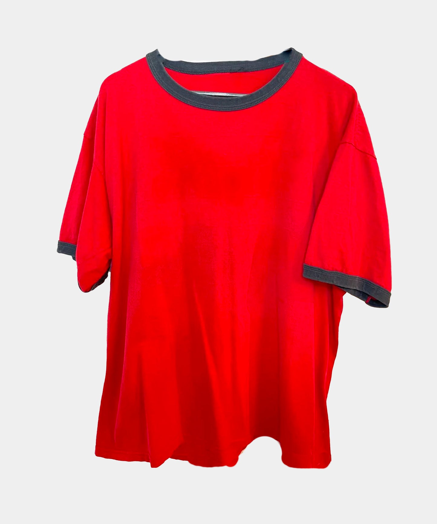 Vintage Baggy Oversized Skater Shirt Red Black