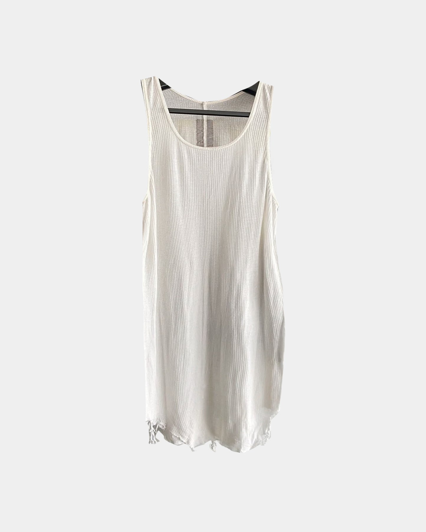 Rick Owens ONE SIZE FIT Semi Sheer STRETCHY Tank Top Shirt
