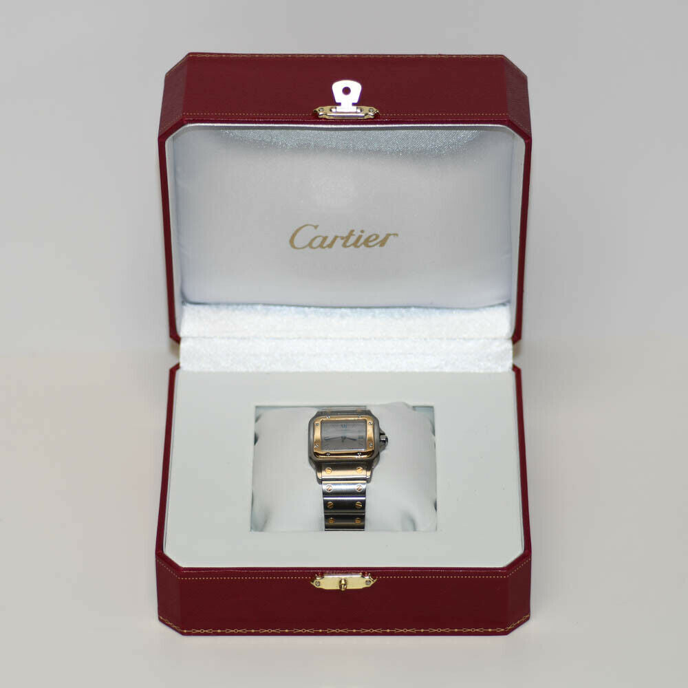 Cartier Santos 18K & Stainless Quartz w/ Box