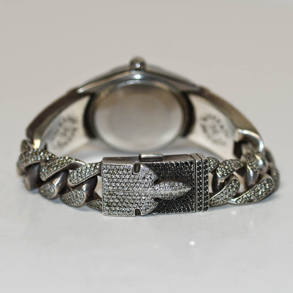 Rolex Steel Perpetual w All Diamond Chrome Hearts Bracelet,168.2gr
