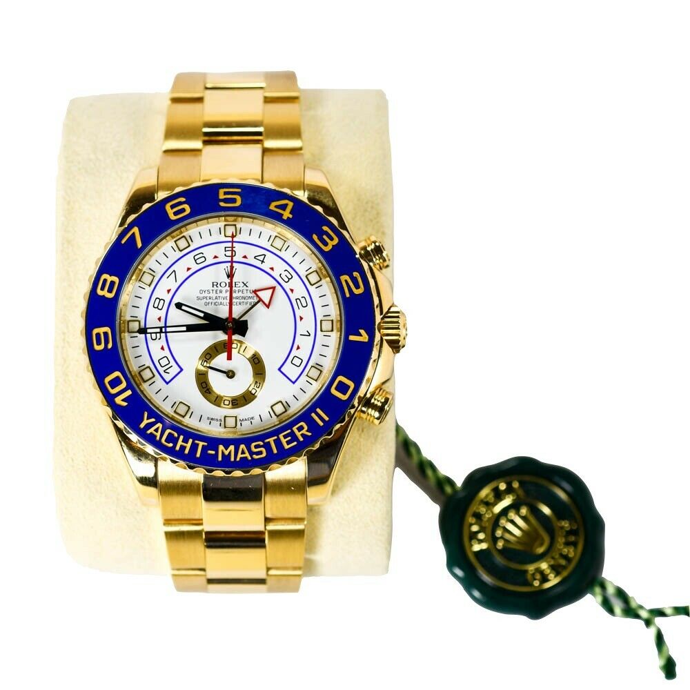 Rolex 18K Yellow Gold Mens Yachtmaster 2