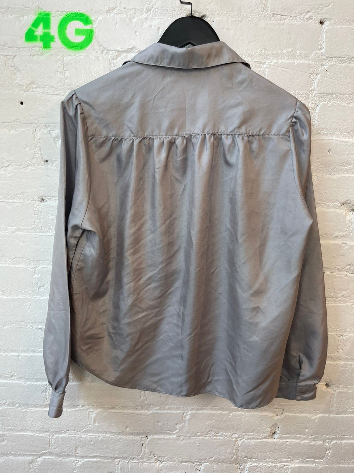 Vintage 90s 100% SILK DRESS SHIRT Button Down