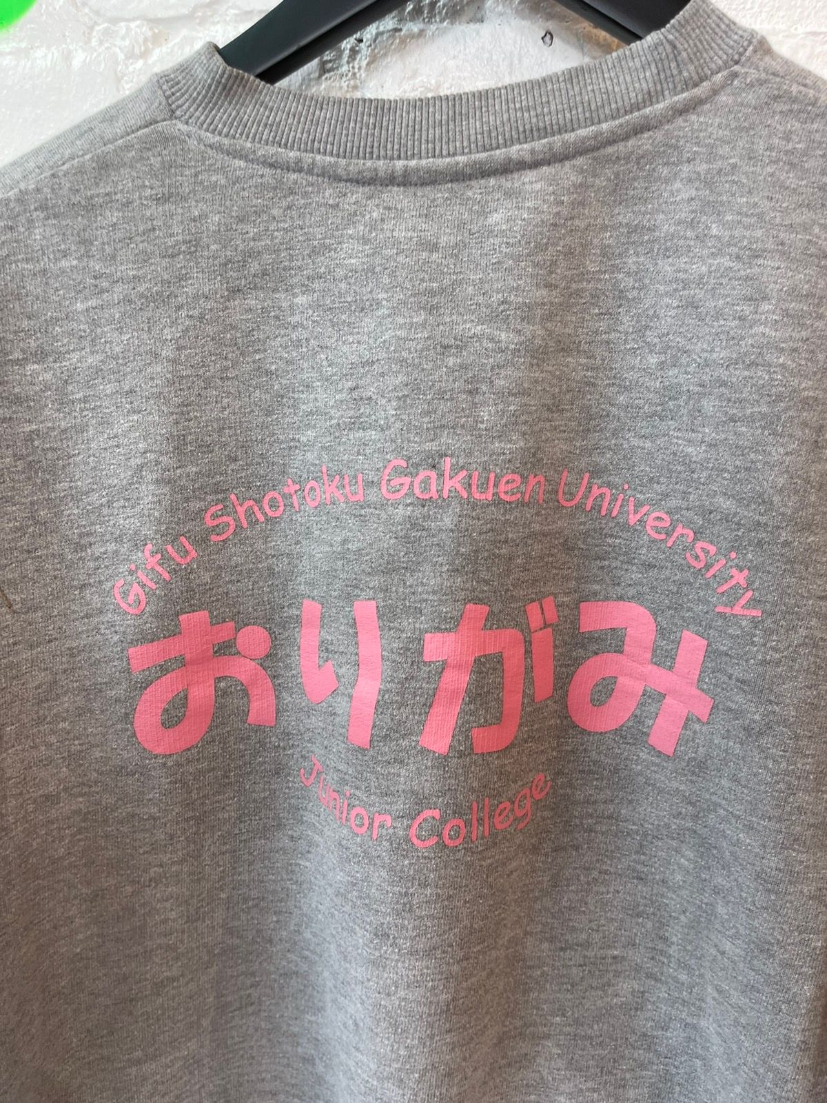 Vintage Japanese College Japan University Pink Font