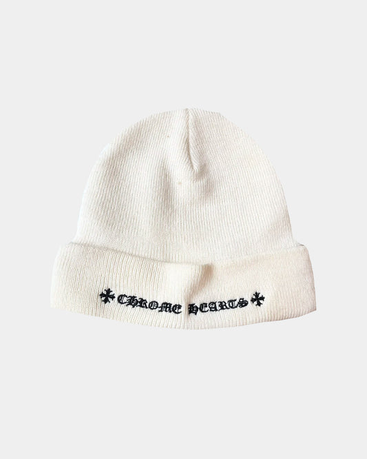 Chrome Hearts White Logo Hat Beanie